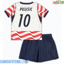 Camisa de time de futebol Estados Unidos Christian Pulisic #10 Replicas 1º Equipamento Infantil Mundo 2026 Manga Curta (+ Calças curtas)